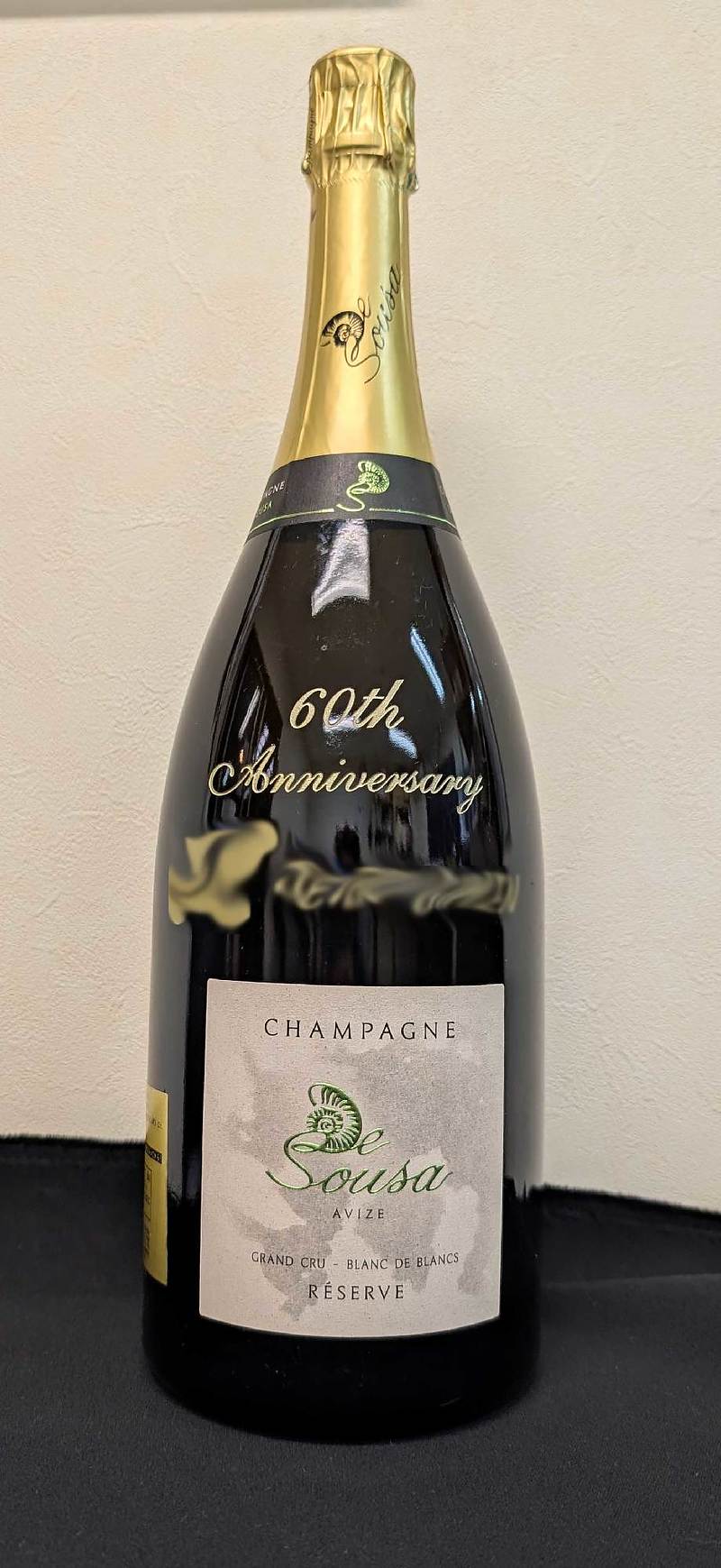 #周年祝い #マグナムボトル #シャンパンギフト #サンドブラスト加工 #オリジナル記念品