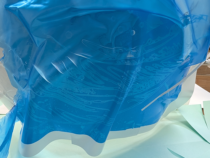 ろ過瓶　エッチング　和モダン