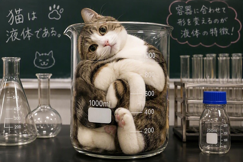 猫は液体 猫は液体