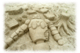 砂像の朝練です！　　【しんぐう砂の芸術祭2016】