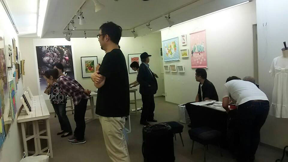 自由課題　たなけん展　設置中