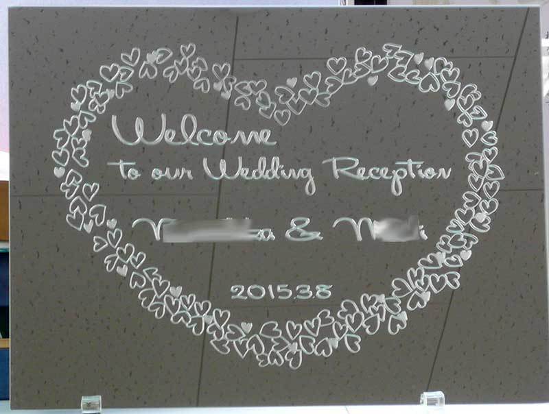 ハートでハートに並べたデザイン