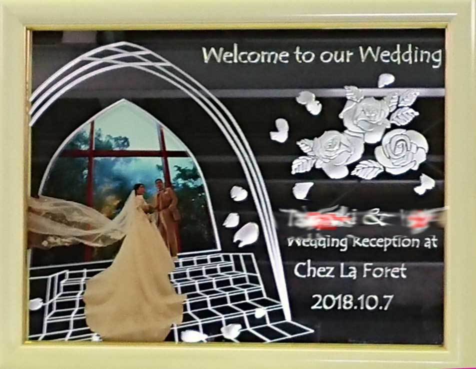 写真と融合したデザイン