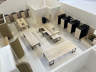 模型から考える、事務所改修と空間の更新