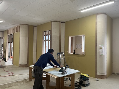 北九州の設計事務所GREENROOMDESIGNによるオフィスリノベーション｜田川市で進行中の現場から