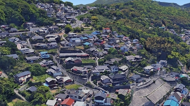 北九州の宅地（空撮）