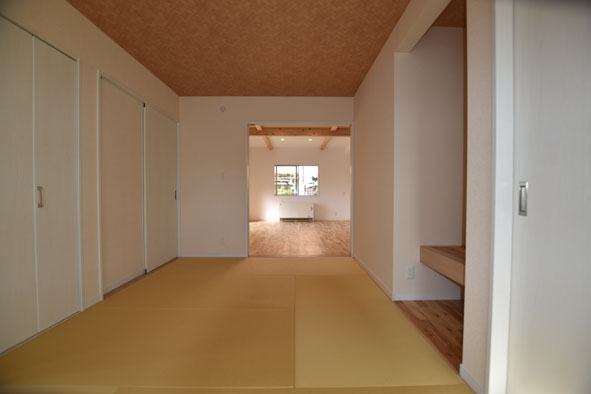 ◆琉球風畳の「和室」と「LDK」を一体的利用。