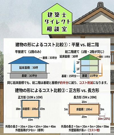 解説！ローコスト住宅のつくり方 福岡市 注文住宅