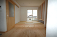 福岡市城南区注文住宅　健康な塗り壁　しっくい壁　健康な室内空間。　