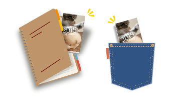 ポケットカレンダー印刷