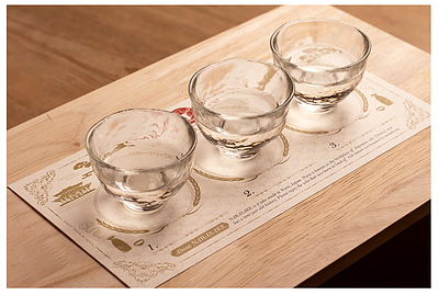 米を使った紙「kome-kami」で日本酒テイスティングシート