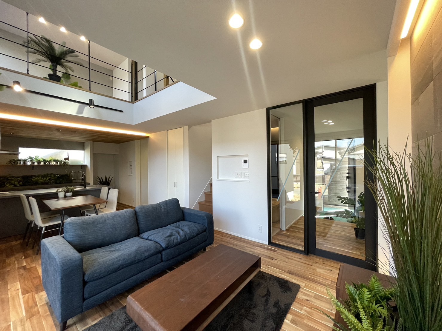 吹き抜けのあるLDK