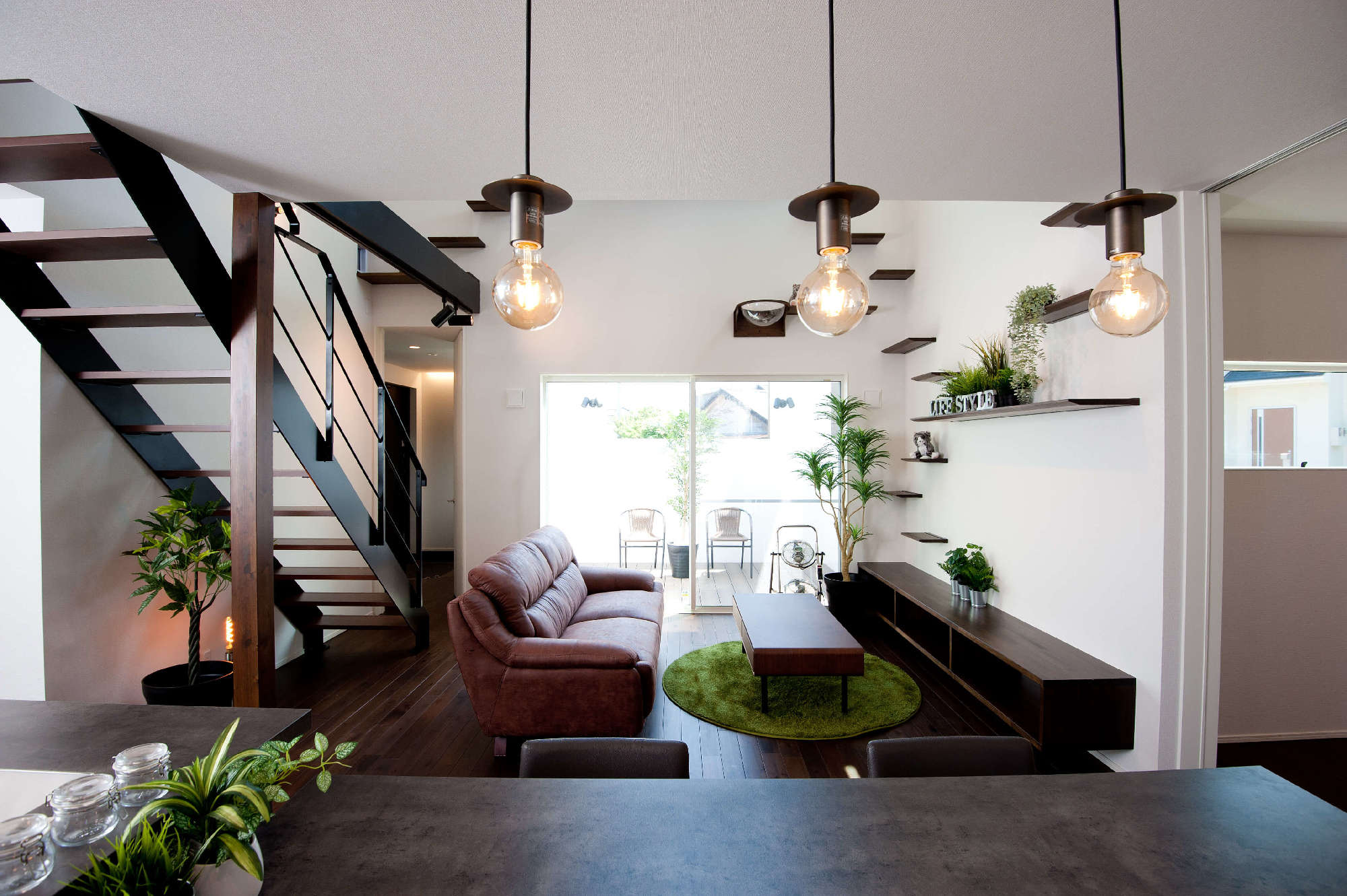 キャットウォークのあるLDK