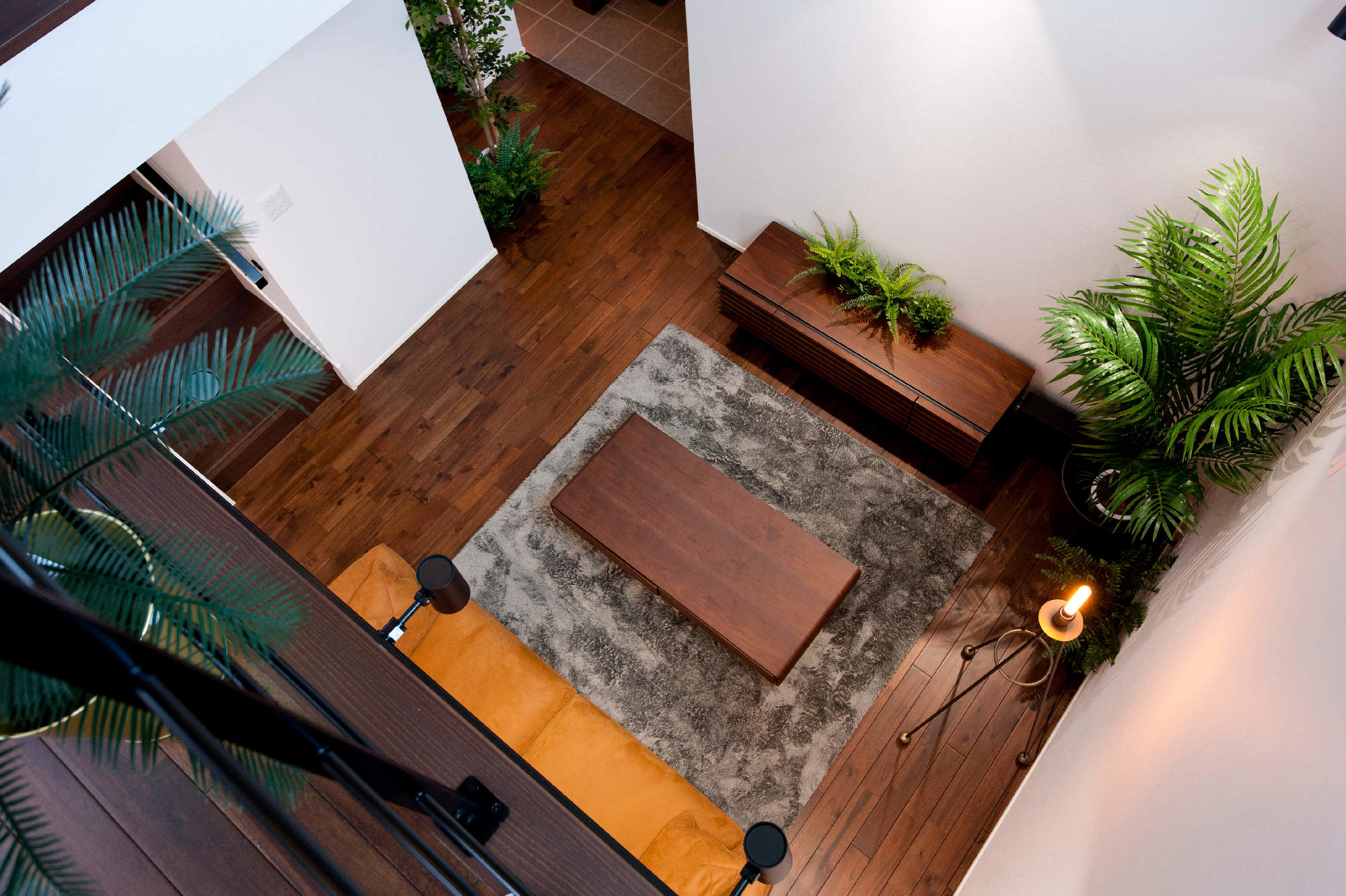 吹き抜けからの景色