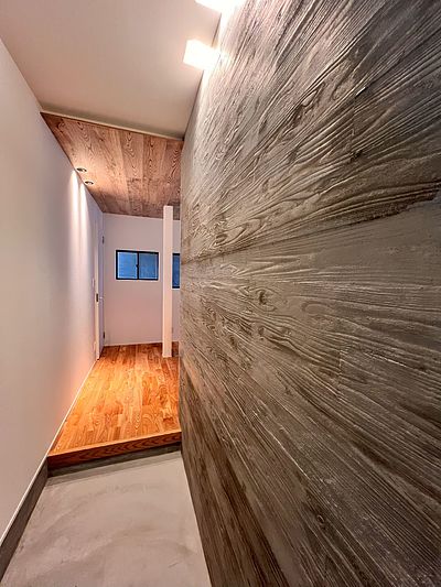 うずくりモルタル仕上げ