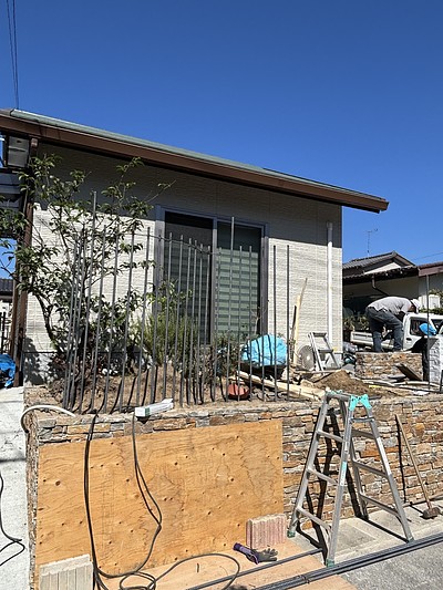 異形鉄筋を活用したフェンス