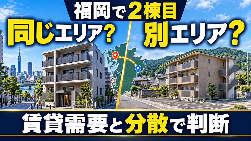 福岡で2棟目のアパートは同じエリア?別エリア?賃貸需要と資産分散で決める5つのステップ 福岡で2棟目のアパートは同じエリア?別エリア?賃貸需要と資産分散で決める5つのステップ