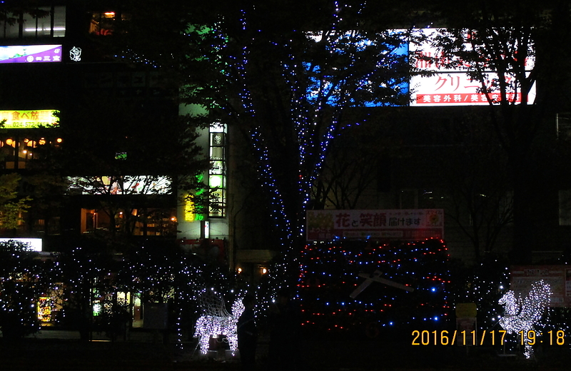 福島駅イルミネーション