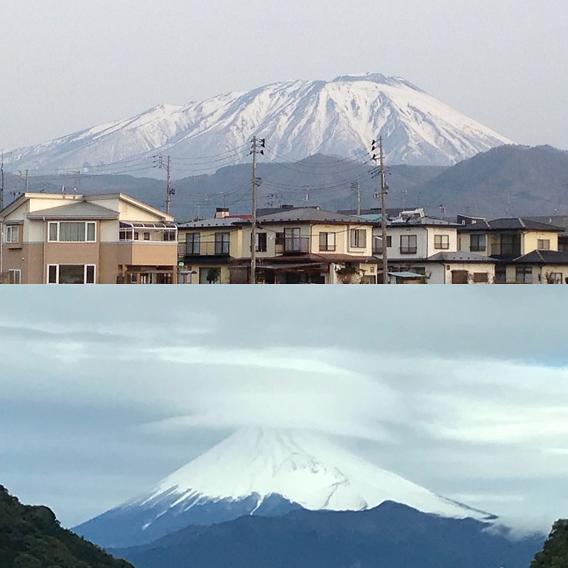 岩手山＆富士山