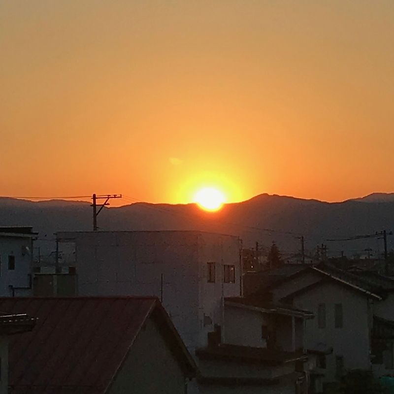 18.5.22 夕焼け