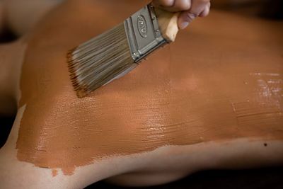 クレイパックの様子