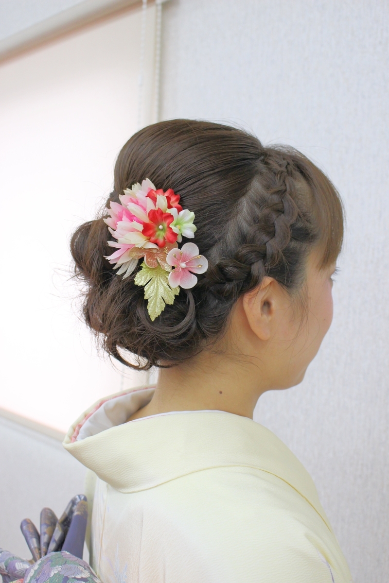 岐阜市,貸衣装,結婚式,訪問着ヘアセット