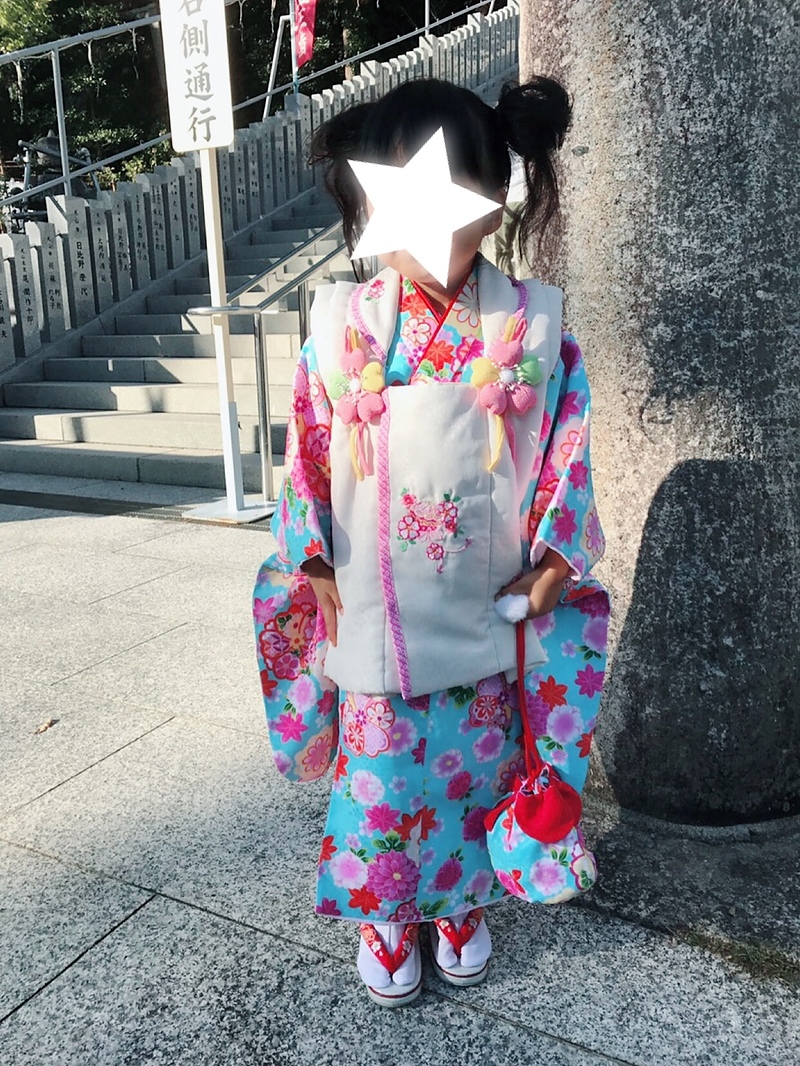 岐阜市,貸衣装,七五三,3歳着物,七五三レンタル,3歳女児きもの3