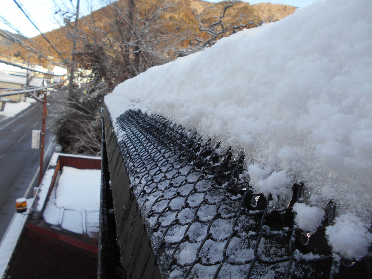 ゆきもちくん　降雪時事例