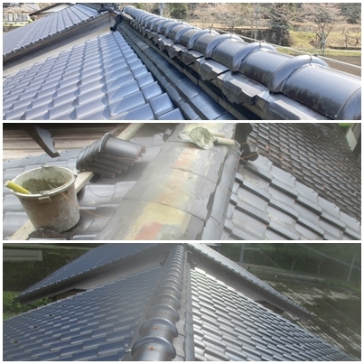 棟修理ビフォアーアフター