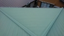 屋根の塗装 ガルバリウム鋼板　洗浄　下地処理作業