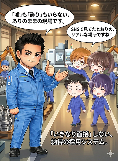 新卒から33年。私が「いきなり面接」をやめ、工場のリアルを全公開する理由