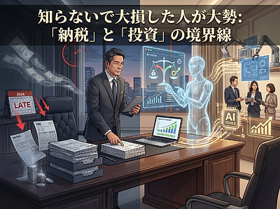 【税金計算】「納税」と「投資」の境界線が変わる2026年と対策方法