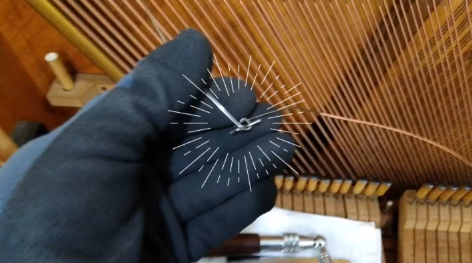 ピアノ巻線の断線 ピアノ巻線の断線