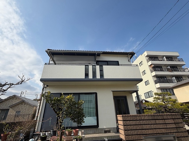 施工後　外壁塗装ルミステージ