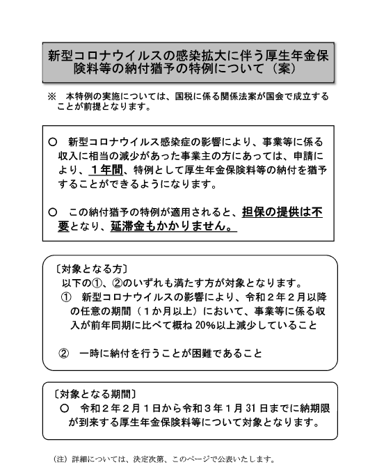 厚生年金納付猶予