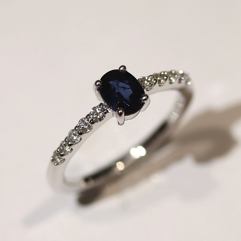 広島市安佐南区T様プラチナサファイヤリングジュエリーリフォーム後