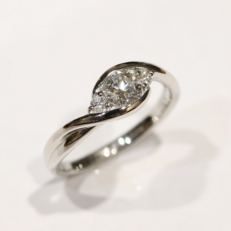 広島市安佐南区M様のプラチナダイヤリングジュエリーリフォーム後