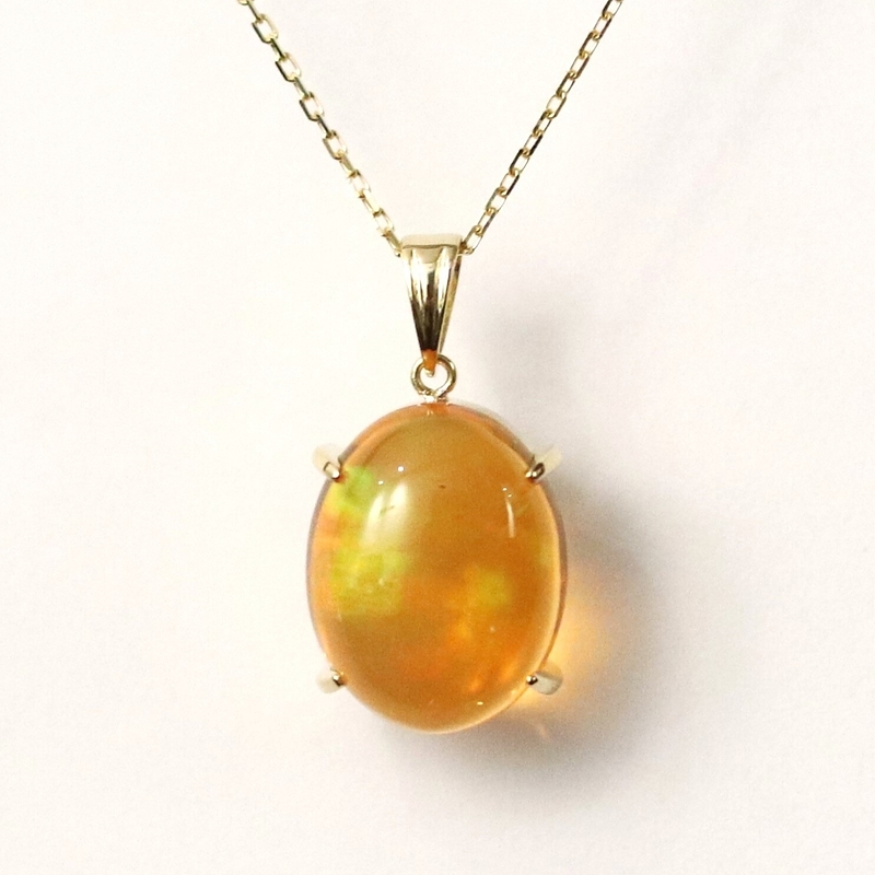 広島市中区M様の18金オパールペンダントネックレスジュエリーリフォーム後