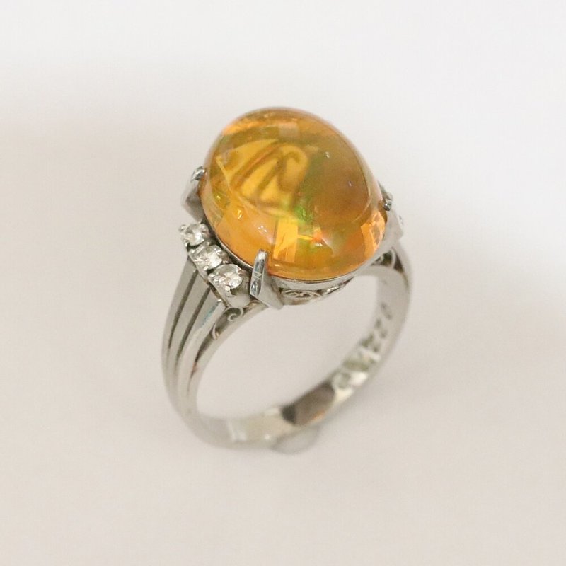 広島市中区M様の18金オパールペンダントネックレスジュエリーリフォーム前