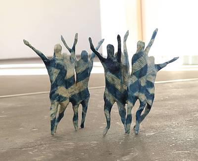 福田十糸子作品展「あおとここにある」はじまりました