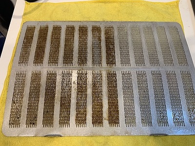 広島市東区福田　換気扇フィルター洗浄