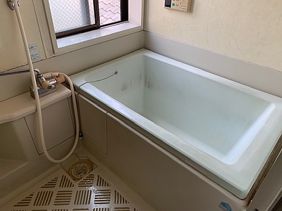 広島市東区矢賀　浴室クリーニングを実施