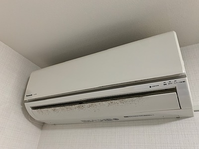 広島市東区温品 ノーマルエアコンクリーニング