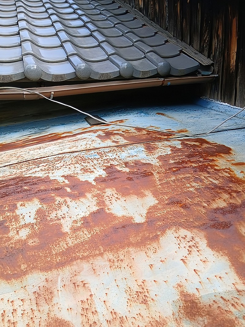 板金屋根の経年劣化 板金屋根の経年劣化