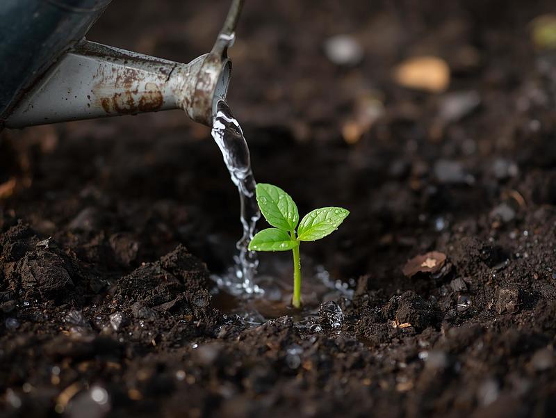が出た原因はその種がある事であり、水をあげたり土に埋まっていることは条件であって原因ではない。