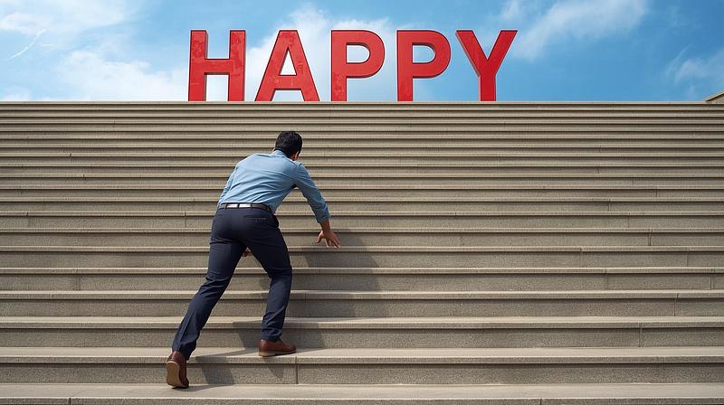 幸せの階段を上っていく