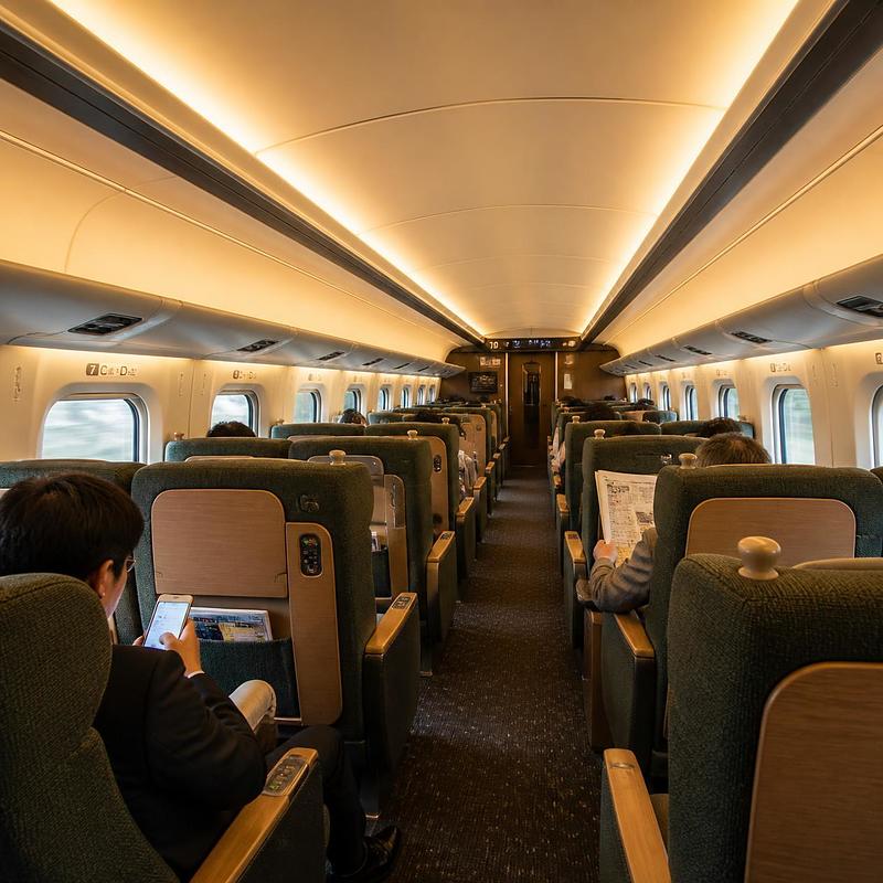 新幹線のグリーン車の画像 新幹線のグリーン車の画像