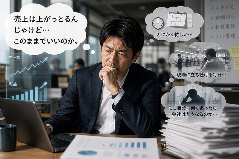 売上は上がってるけど