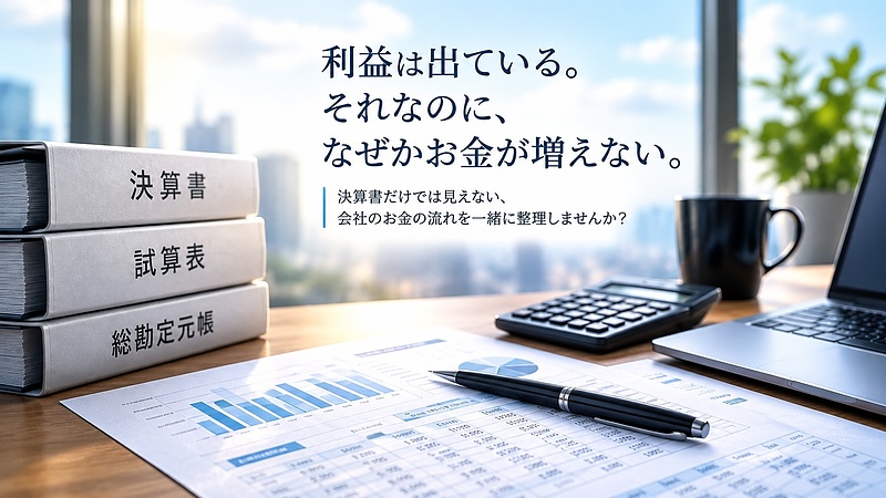 利益は出ているのにお金が残らない 利益は出ているのにお金が残らない