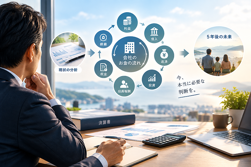 利益を追いかける経営から、 お金が残る経営へ 利益を追いかける経営から、 お金が残る経営へ